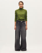 Jean wide JEANETTE - K081 DARK GRAY - 1