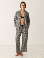 Set de pyjama DREAM FLANELLE - Mini vichy noir - 1