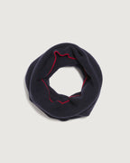 Snood en cachemire - M699 NAVY ST RED - 2