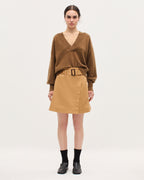 Jupe courte portefeuille - K320 PRAIRIE SAND - 2