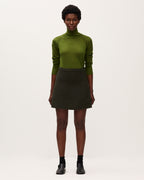 Jupe courte double face - K590 DARK GREEN - 1