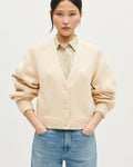 Cardigan en coton - J300 NATURAL - 1