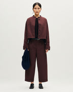Veste courte en coton - L380 FUDGE DARK BROWN - 2