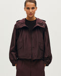 Parka courte ultra-légère en nylon déperlant - L380 FUDGE DARK BROWN - 1