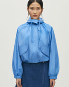 Parka courte ultra-légère en nylon déperlant - L630 SKY BLUE - 1