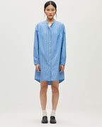 Robe tunique en coton - L631 STRIPES BLUE - 2