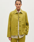 Veste workwear en lin et coton - L560 WILLOW KHAKI - 1