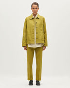 Veste workwear en lin et coton - L560 WILLOW KHAKI - 2