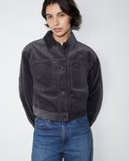 Blouson en velours côtelé - U081 DARK GRAY - 2