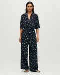 Combinaison pantalon fluide à pois - L093 NEW DOTS BLACK - 1