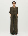 Combinaison pantalon imprimée léopard - L550 LEOPARD KAKI - 1