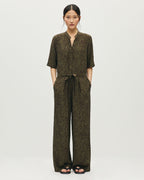 Combinaison pantalon imprimée léopard - L550 LEOPARD KAKI - 1