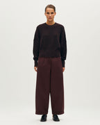 Pull col rond en coton - L381 MEL CHOCO BLACK - 2