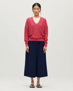 Pull col V en lin - L150 RED BEAUTY - 2