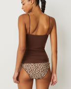Caraco à soutien-gorge intégré HEATTECH™ RIB CACHEMIRE - marron - 2