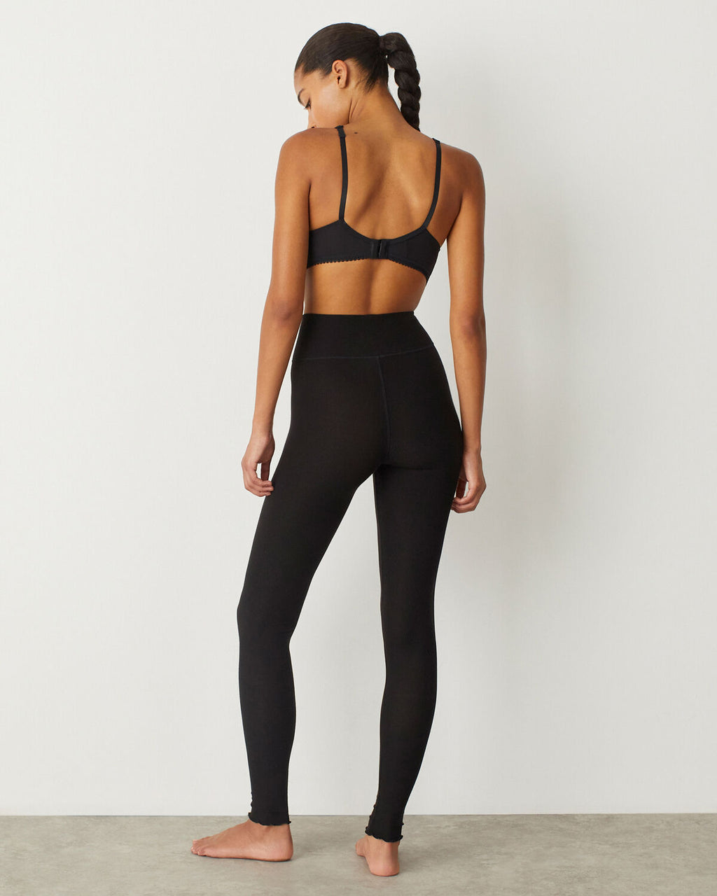 Legging HEATTECH™ RIB CACHEMIRE - Noir - 2