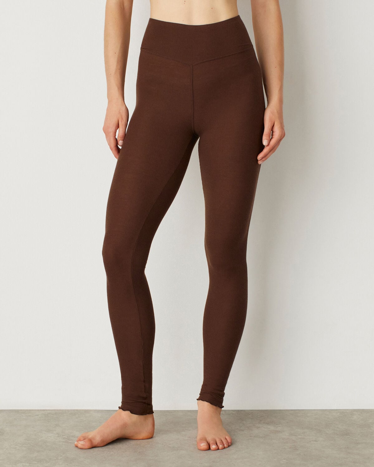 Legging HEATTECH™ RIB CACHEMIRE - marron - 2