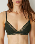 Soutien-gorge triangle sans armatures MAYA - vert fonce - 1