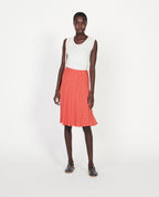 Jupe en soie - MEMPHIS FIERY RED - 2