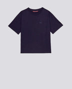  T-shirt en coton manches courtes ample - NIGHT SKY - 1
